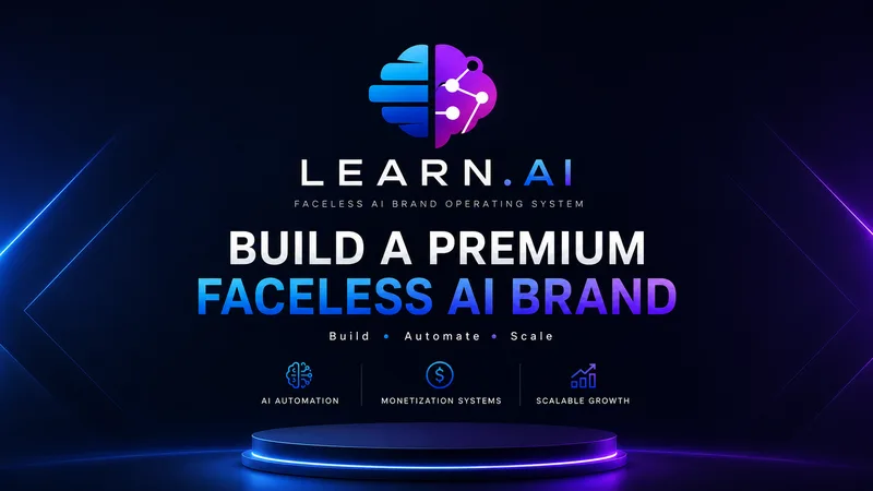 Learn.AI — Faceless AI Brand System · screenshot 1 of 1