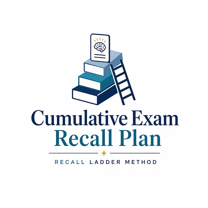 The Reset Ladder — Cumulative Exam Recall Plan · screenshot 1 of 1