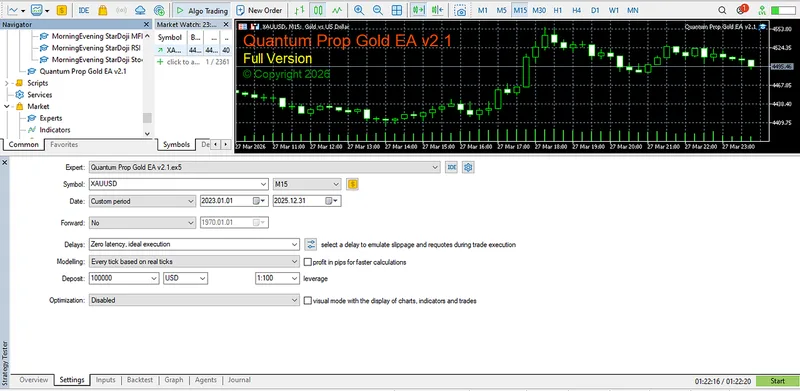 Prop Giant Algo Labs — Gold EA MT5 Elite Bundle-( Prop Firm+ S Growth + High Growth) Ver · screenshot 2 of 6