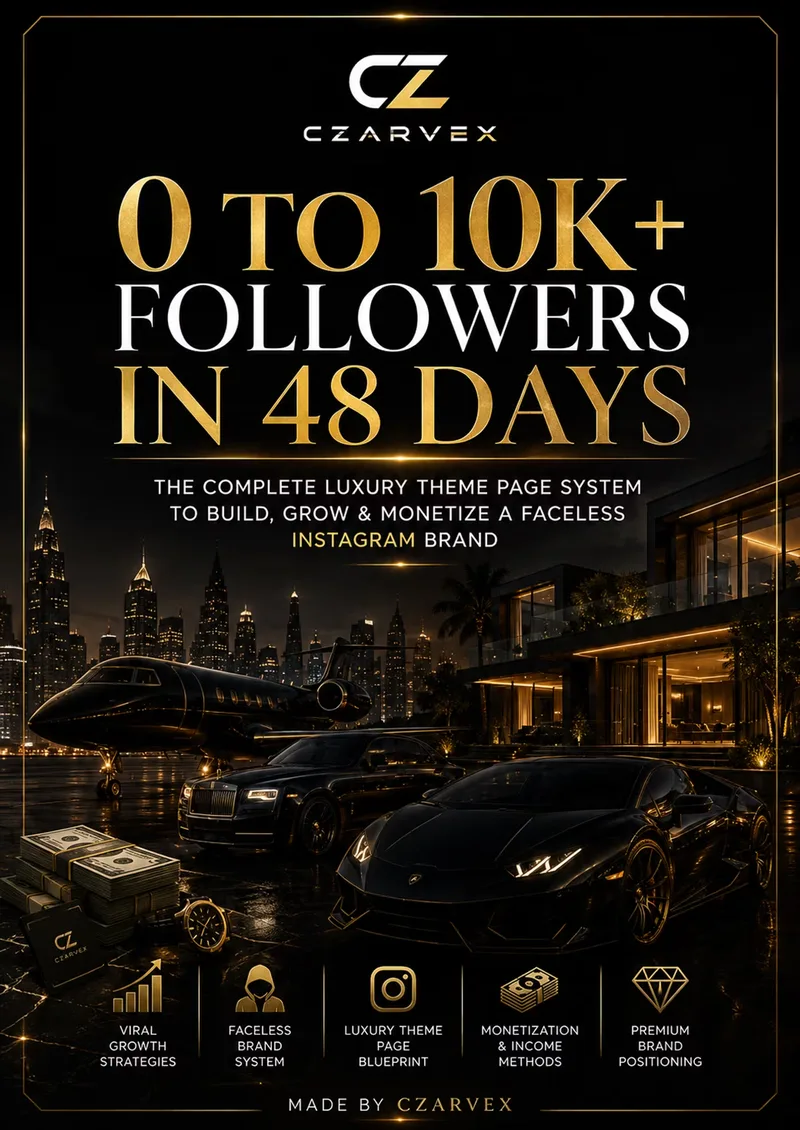 Czarvex — Social Media Growth Package - 10K in 48 Days · screenshot 1 of 3