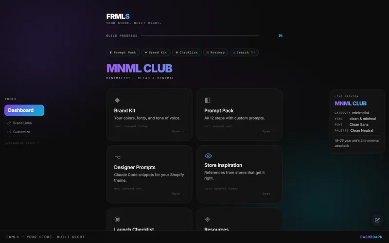 FRMLS —  FRMLS — Brand Identity System · screenshot 6 of 6