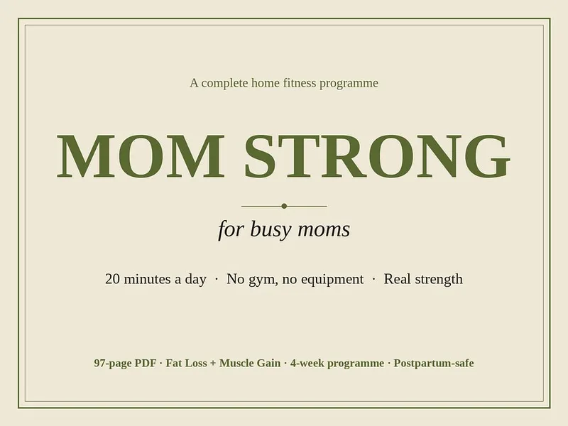MomStrong Fitness — Home fitness program for moms! · screenshot 1 of 1