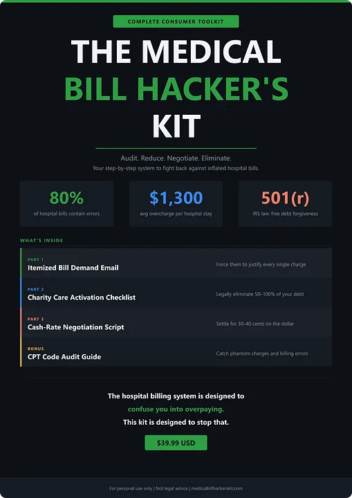 Tucker's AI  — The Medical Bill Hacker's KIT · screenshot 1 of 2