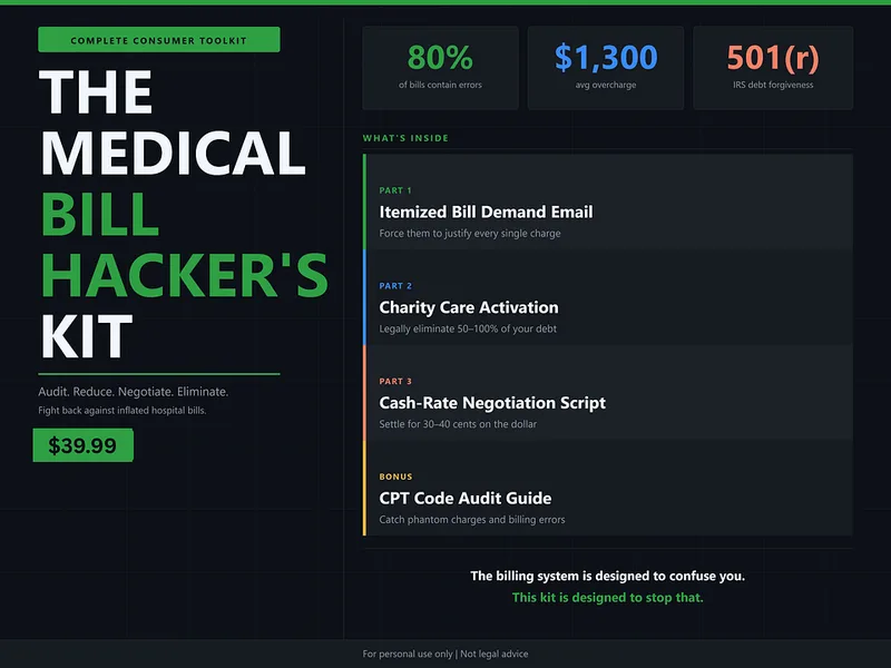 Tucker's AI  — The Medical Bill Hacker's KIT · screenshot 2 of 2