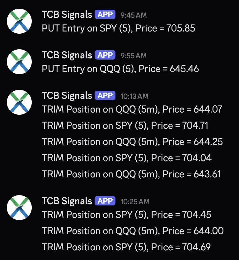 JaXolutions — Live Entry/Take Profit Signals · screenshot 1 of 1