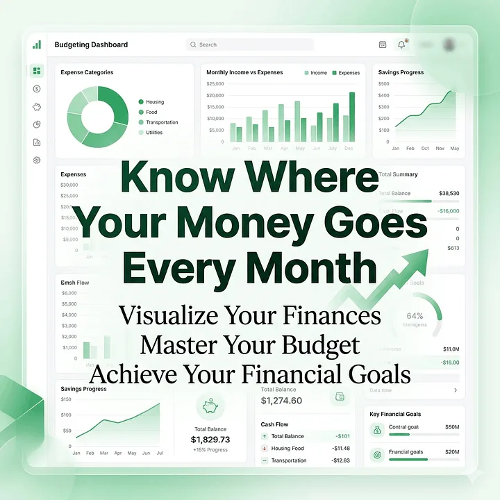 Vaultplan — Monthly Budget Planner: Interactive HTML Dashboard · screenshot 6 of 6