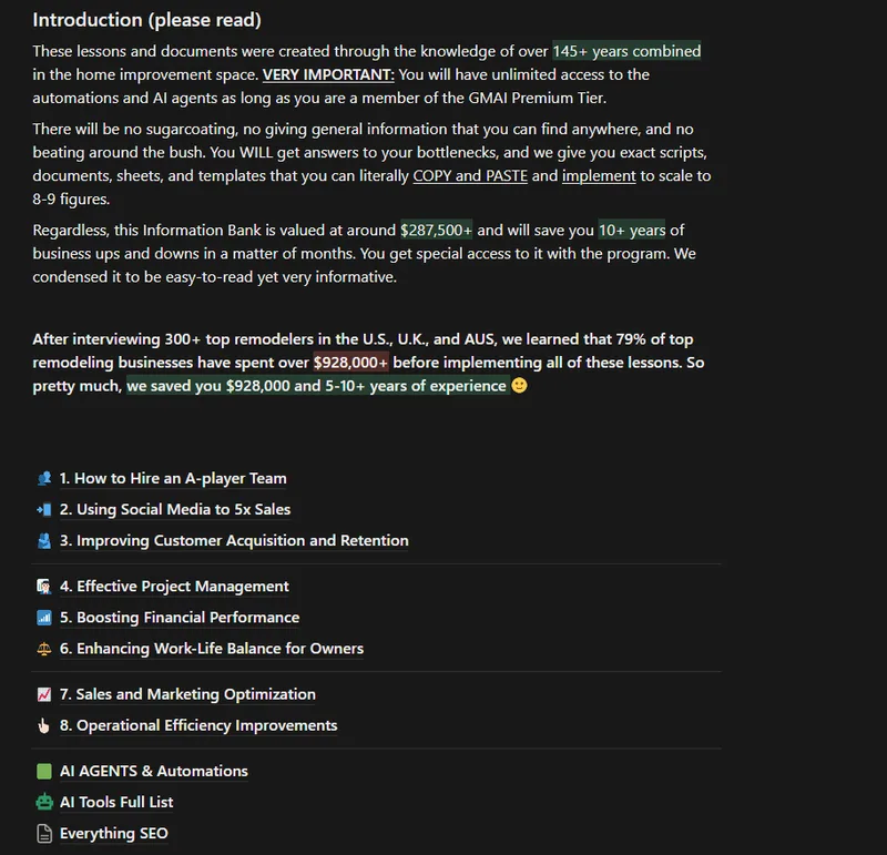 GM Consulting Program — GM Consulting Program Lifetime · screenshot 4 of 5