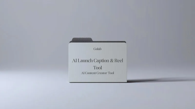 Gulab — AI LAUNCH CAPTION & REEL TOOL · screenshot 1 of 2