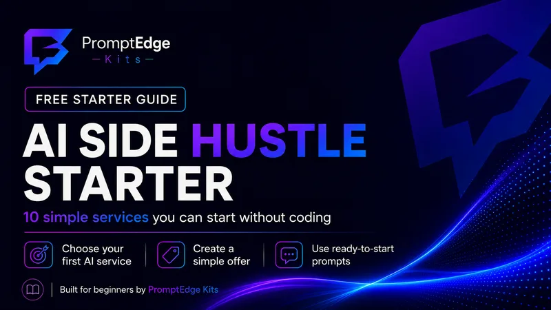 PromptEdge Kits — AI Side Hustle Starter · screenshot 1 of 3