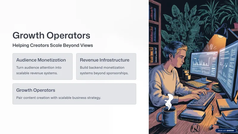 BackendOperation — Growth Operators Helping Creators Scale Beyond Views · screenshot 2 of 3