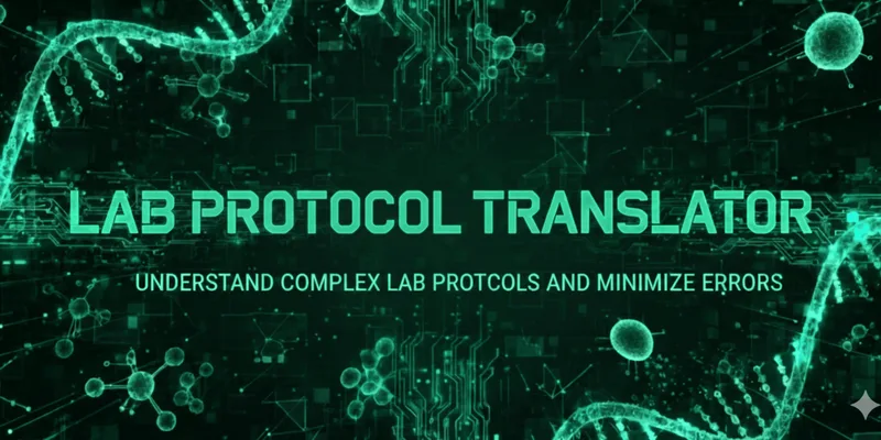 LabCraft — Lab Protocol Translator · screenshot 1 of 1