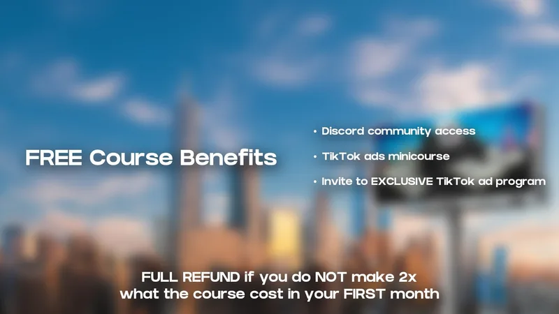 TikTok Ad Creators: Content Into Cash — FREE TikTok Ad Creator Course · screenshot 2 of 5