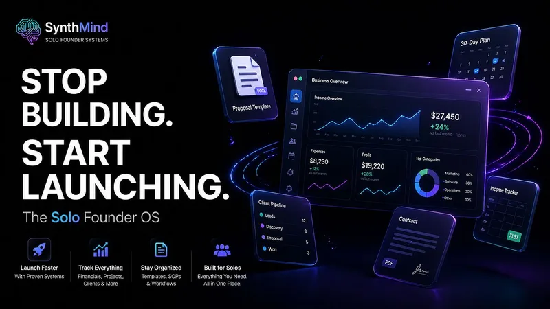 SynthMind — The Solo Founder OS · screenshot 1 of 1
