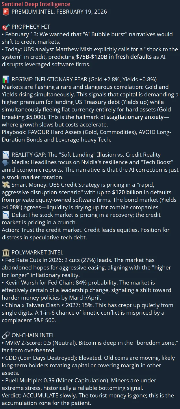 Sentinel Deep Intelligence — Sentinel Premium — Morning Intelligence Brief · screenshot 1 of 2