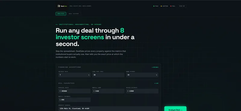 DealGate — DealGate Pro · screenshot 1 of 1