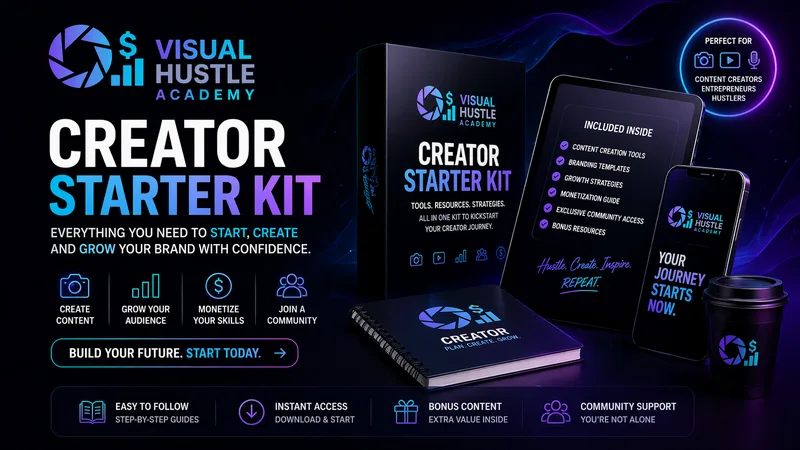 Visual Hustle Academy — Creator Starter Kit · screenshot 1 of 1