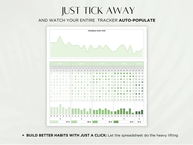 Habit Work — Habit Tracker For Excel & Google Sheets · screenshot 3 of 5