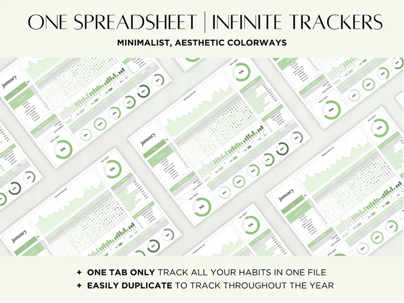 Habit Work — Habit Tracker For Excel & Google Sheets · screenshot 5 of 5