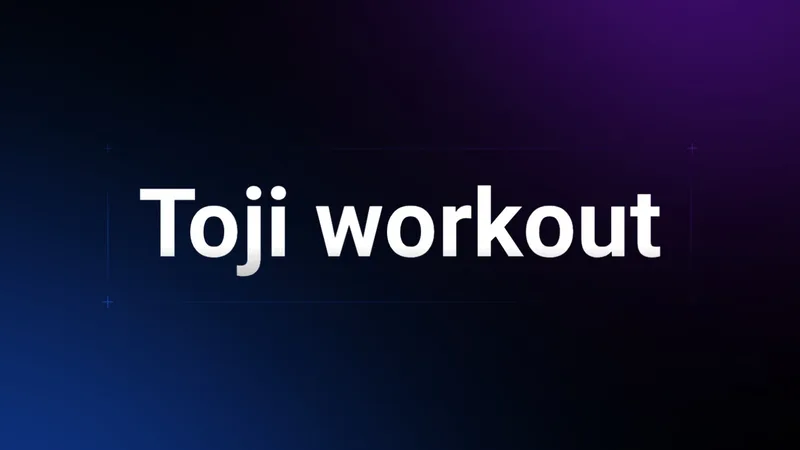 Toji workout — Toji workout · screenshot 1 of 2