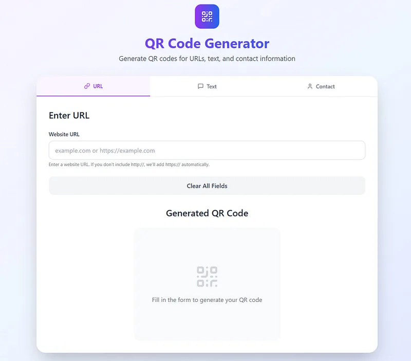 AL-SHEIKH SOLUTIONS — QR Code Generator · screenshot 1 of 3