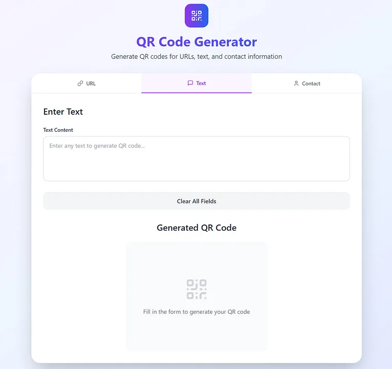 AL-SHEIKH SOLUTIONS — QR Code Generator · screenshot 2 of 3