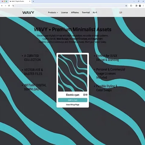 Gemraude — WAVY • Premium Abstract Graphics · screenshot 4 of 4