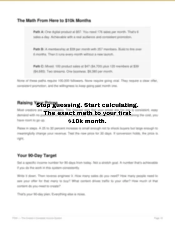 PAID Studio — PAID: The Creator's Complete Income System · screenshot 2 of 6