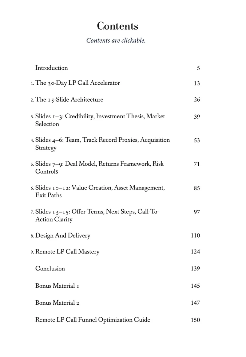 Kinetic Slides — The 15-Slide MF Investor Deck · screenshot 1 of 3