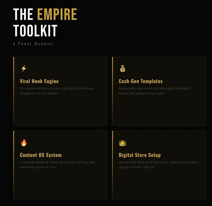 EMPIRE — Micro-Content Empire · screenshot 5 of 6