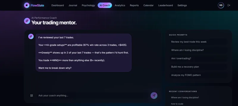 FlowState — FlowState Trading Journal · screenshot 6 of 6