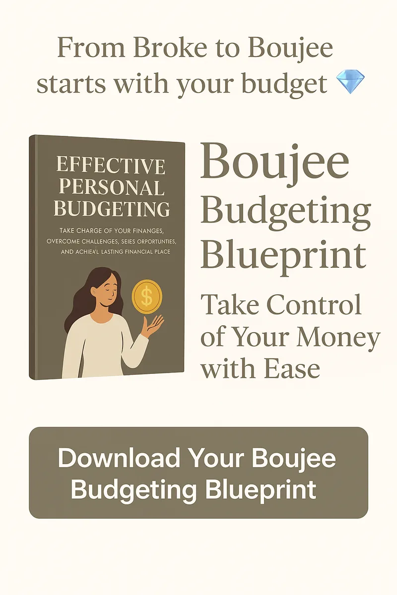 Broke To Boujee Mom — The Boujee Budgeting Blueprint · screenshot 1 of 1