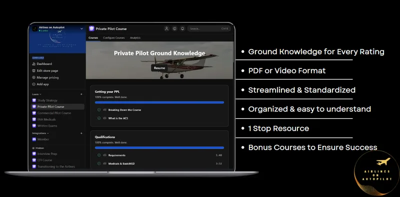 Airlines on Autopilot — Private Pilot Prep - Lifetime · screenshot 4 of 5