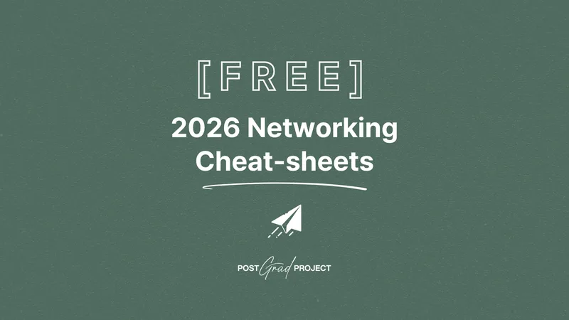 Post Grad Project — Free 2026 Networking Guide · screenshot 1 of 1