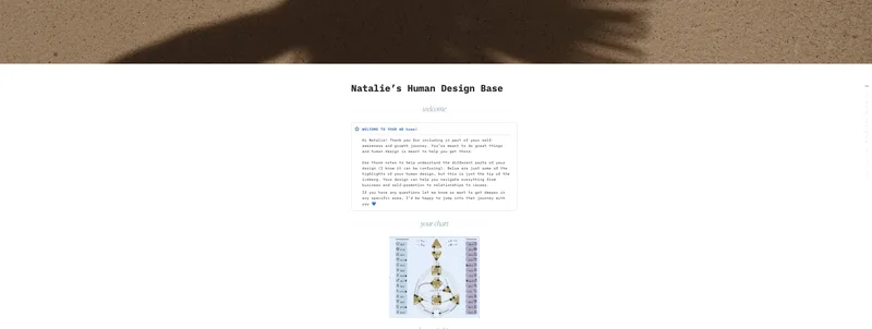 Keeping It Aligned — Custom Human Design Dashboard · screenshot 1 of 4
