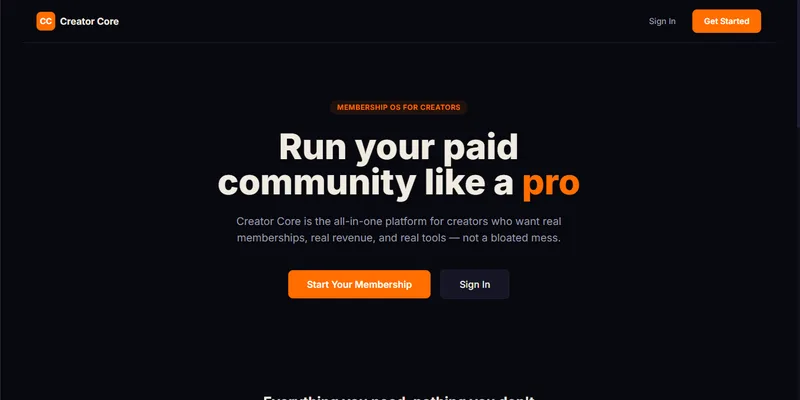 CreatorCoreStudio — CreatorCoreStudio · screenshot 2 of 6
