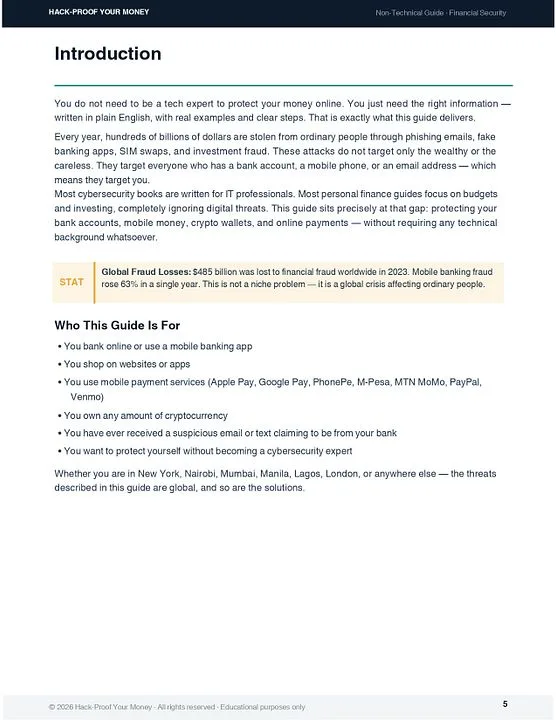 NileshGuides — Hack-Proof Your Money — The Non-Technical Guide to Protecting Your Finances · screenshot 2 of 2