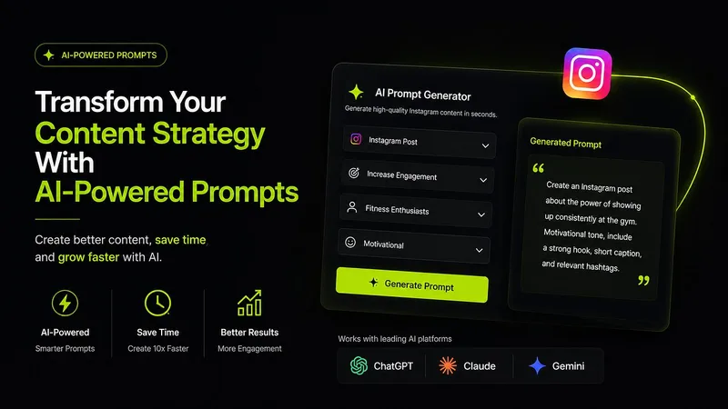 Creator Prompt Lab — The Ultimate Instagram Content Creator Prompt Guide · screenshot 1 of 1