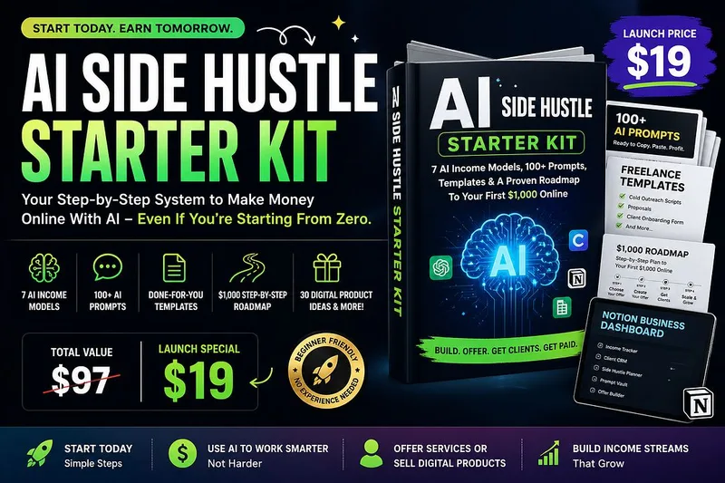 LaunchVault — AI Side Hustle Starter Kit · screenshot 1 of 1