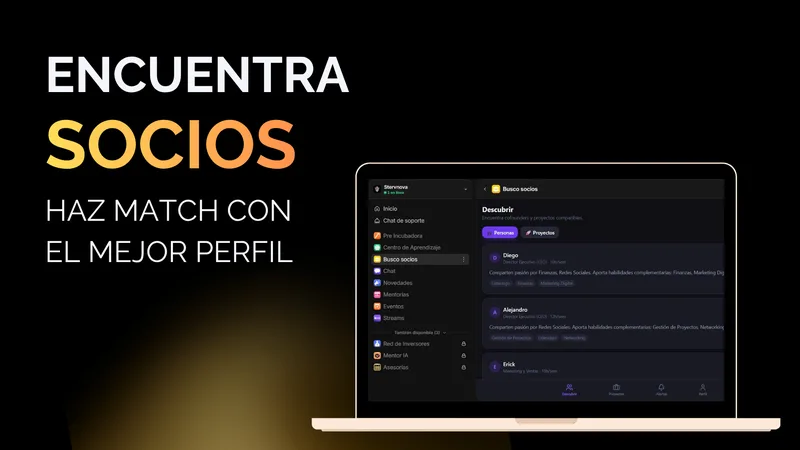 Stervnova — PRE-INCUBACIÓN · screenshot 3 of 6