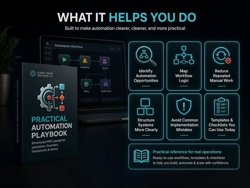 CAPE FEAR HOLDINGS LLC — Practical Automation Playbook · screenshot 2 of 3
