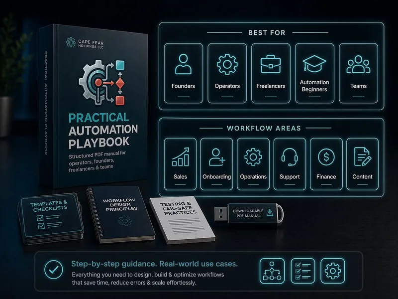 CAPE FEAR HOLDINGS LLC — Practical Automation Playbook · screenshot 3 of 3