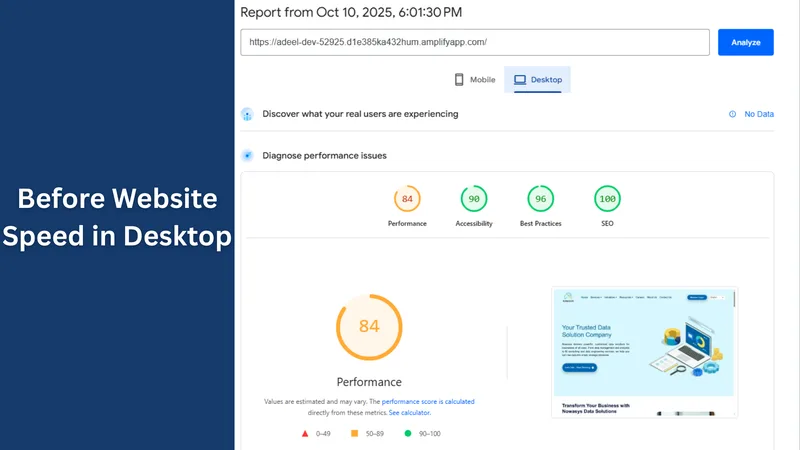 Nowasys — Website Performance Program · screenshot 5 of 6