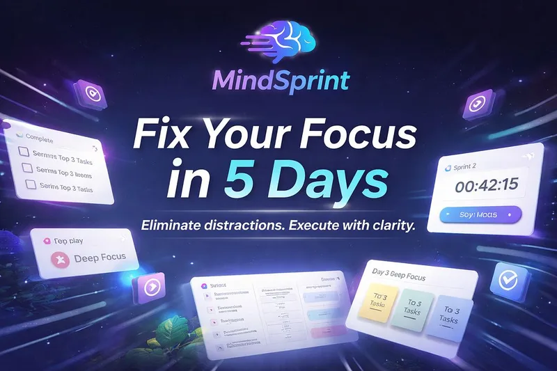 MindSprint Lab — MindSprint Starter Kit · screenshot 1 of 1