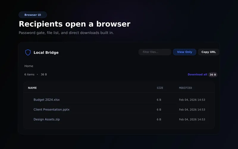 Local Bridge — Local Bridge · screenshot 2 of 4