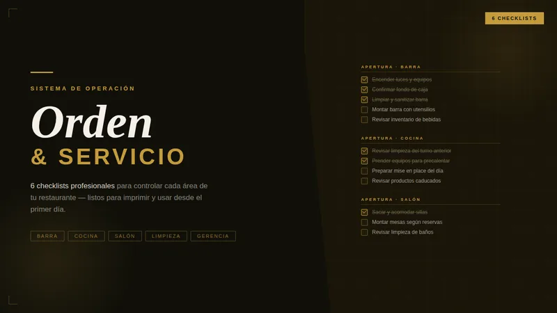 ChefFlow MX — Kits de operación para restaurantes · screenshot 1 of 1