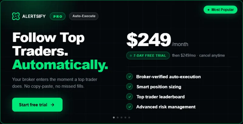 Alertsify - Automated Copy Trading — Alertsify PRO - Copy Trading · screenshot 1 of 1
