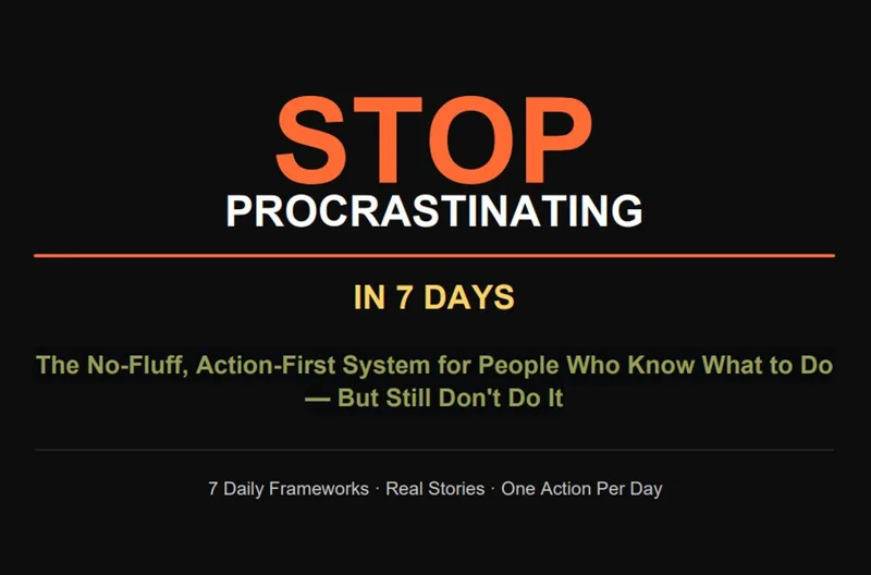 Empire Mindset — Stop Procrastinating in 7 Days · screenshot 1 of 1