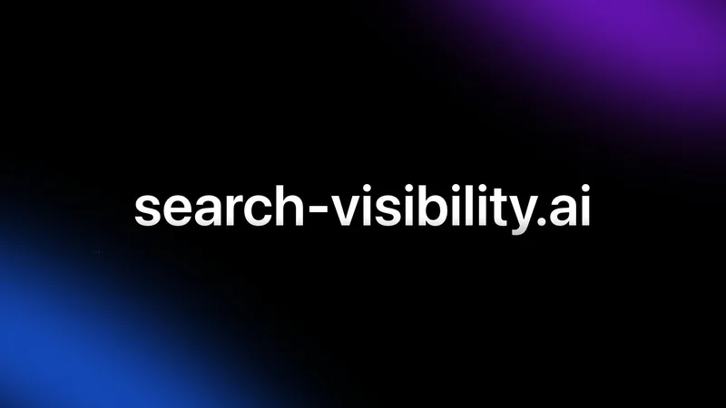 search-visibility.ai — Basic · screenshot 1 of 1