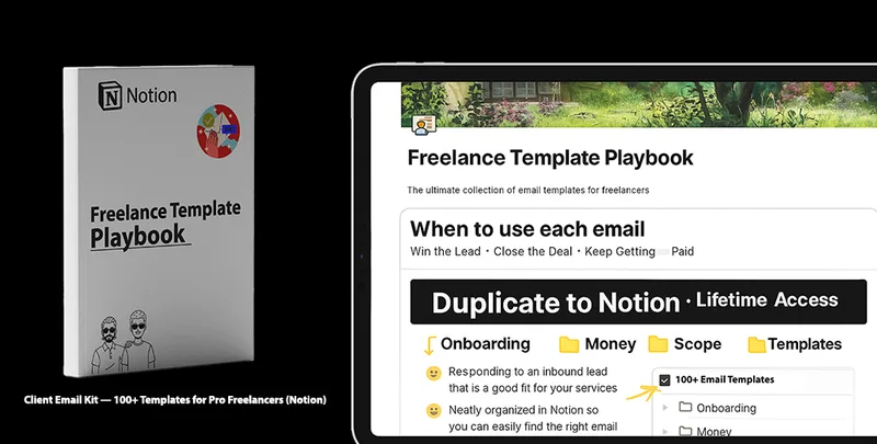 WE ARE AYRAYN — Client Email Kit 100+ Templats · screenshot 1 of 3