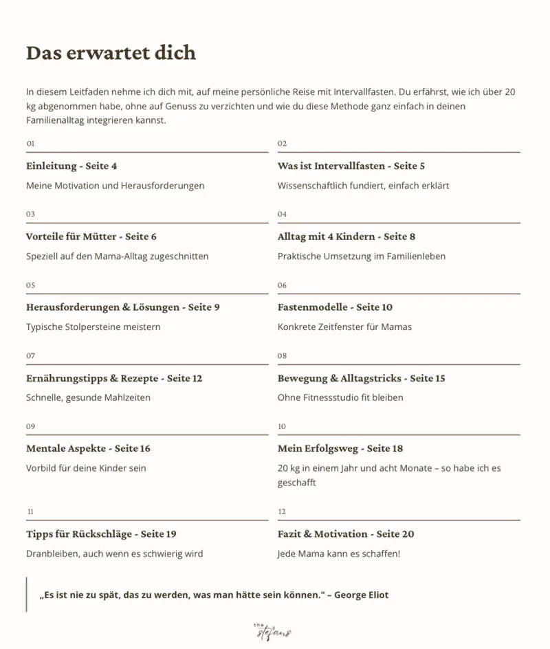 E-Book Intervallfasten — Intervallfasten für Mamas · screenshot 3 of 5